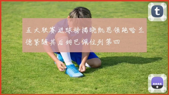 五大联赛进球榜揭晓凯恩领跑哈兰德紧随其后姆巴佩位列第四